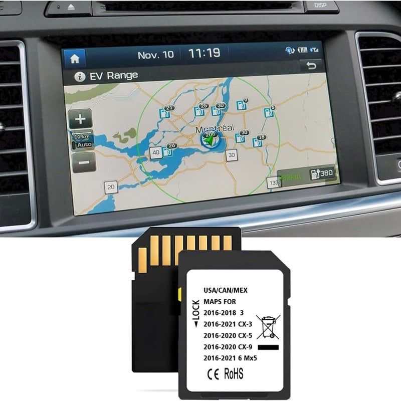Ceypecfire Latest Navigation Memory Card, Compatible with: (2016-21)-Cx3. (2016-20)-Cx5. (2016-20)-Cx9. (2016-22)-Mx5. (2016-18)-3. (2016-22)-6, Can/Mex/USA Maps (Ceypec-01) - Image 4